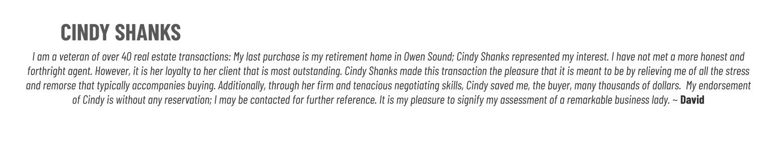 Cindy Shanks Real Estate Review