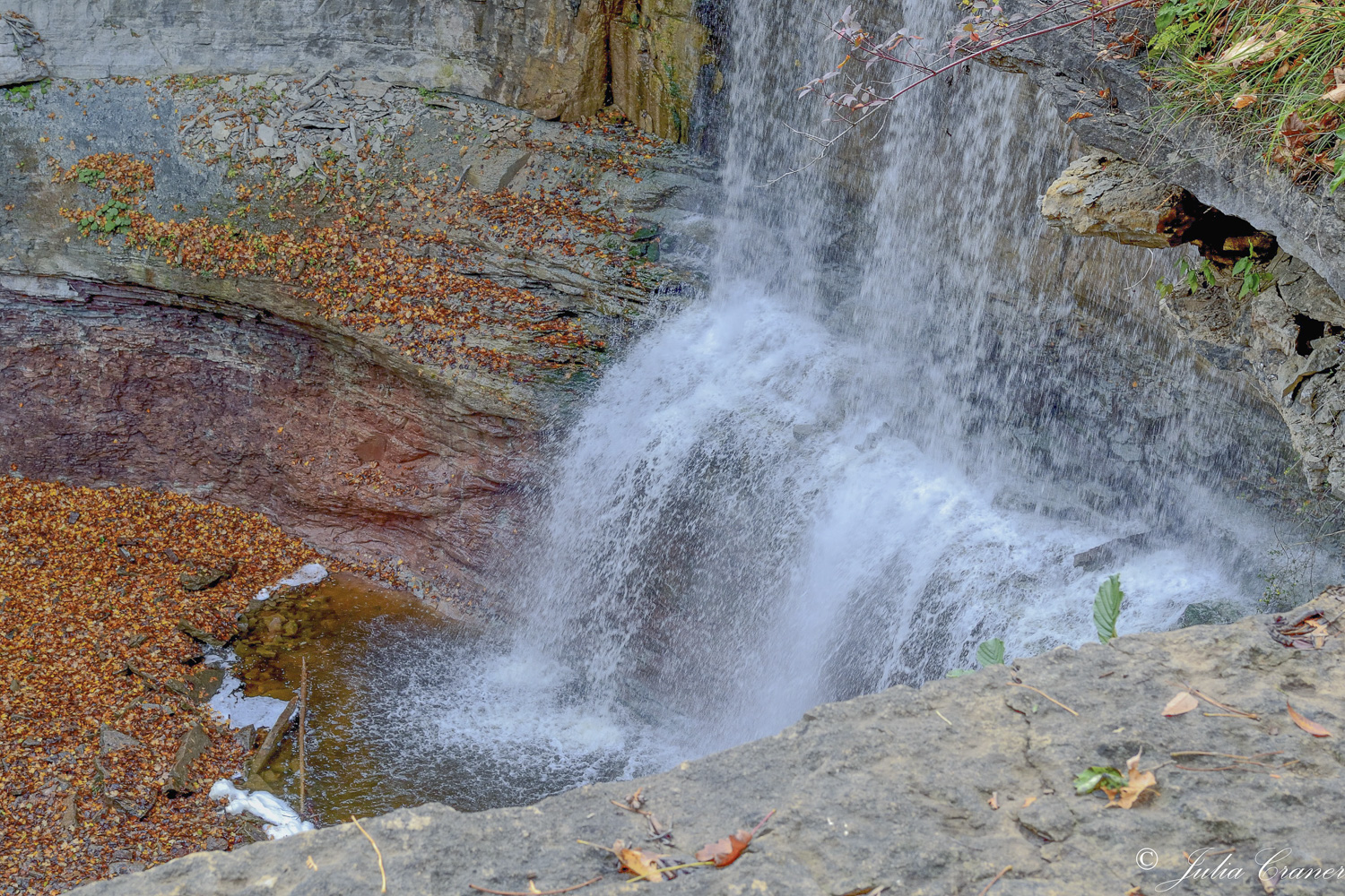 Indian Falls in fall, Georgian Bluffs Real Estate