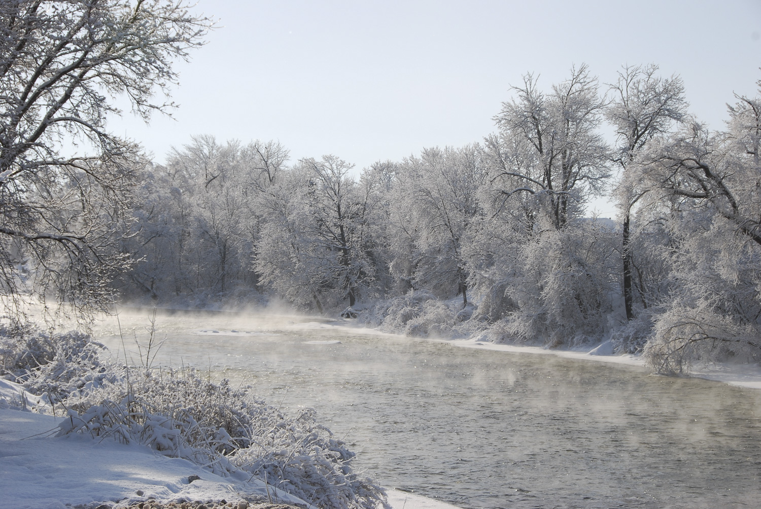 A River near Walkerton in the Winter, Walkerton Real Estate, Brockton Real Estate